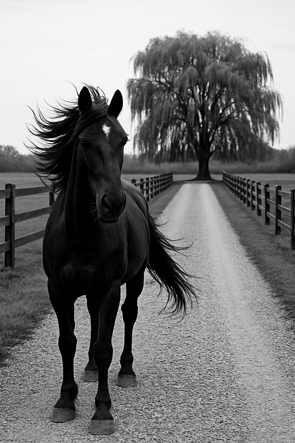 Galloping horse
